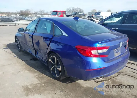 2018 Honda Accord Sport from USA, damaged, VIN 1HGCV1F34JA137705